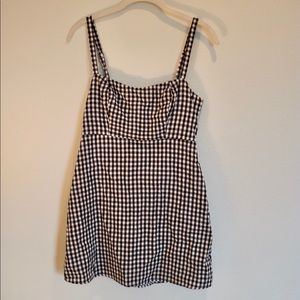 Mini gingham dress